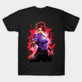 Kung Fu Anime Girl T-Shirt